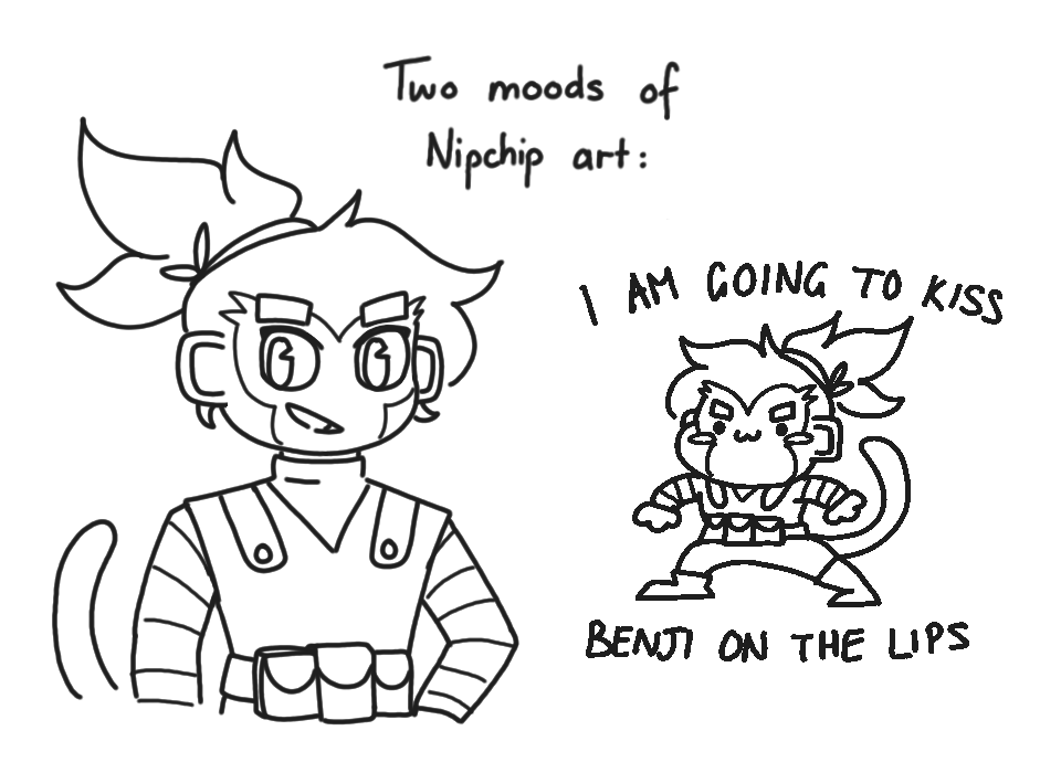 Two Moods of Nipchip Art